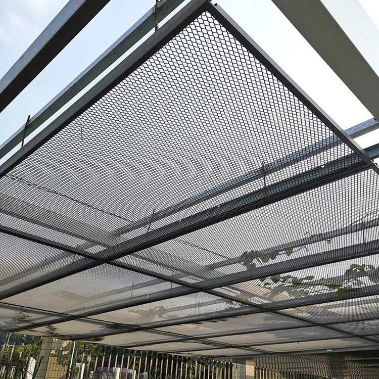 Aluminium Metal Mesh Aluminium Langit-langit Palsu