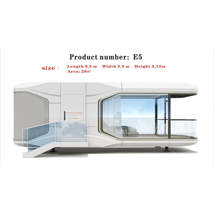 Struktur Logam Aluminium Movable Bed and Breakfast House